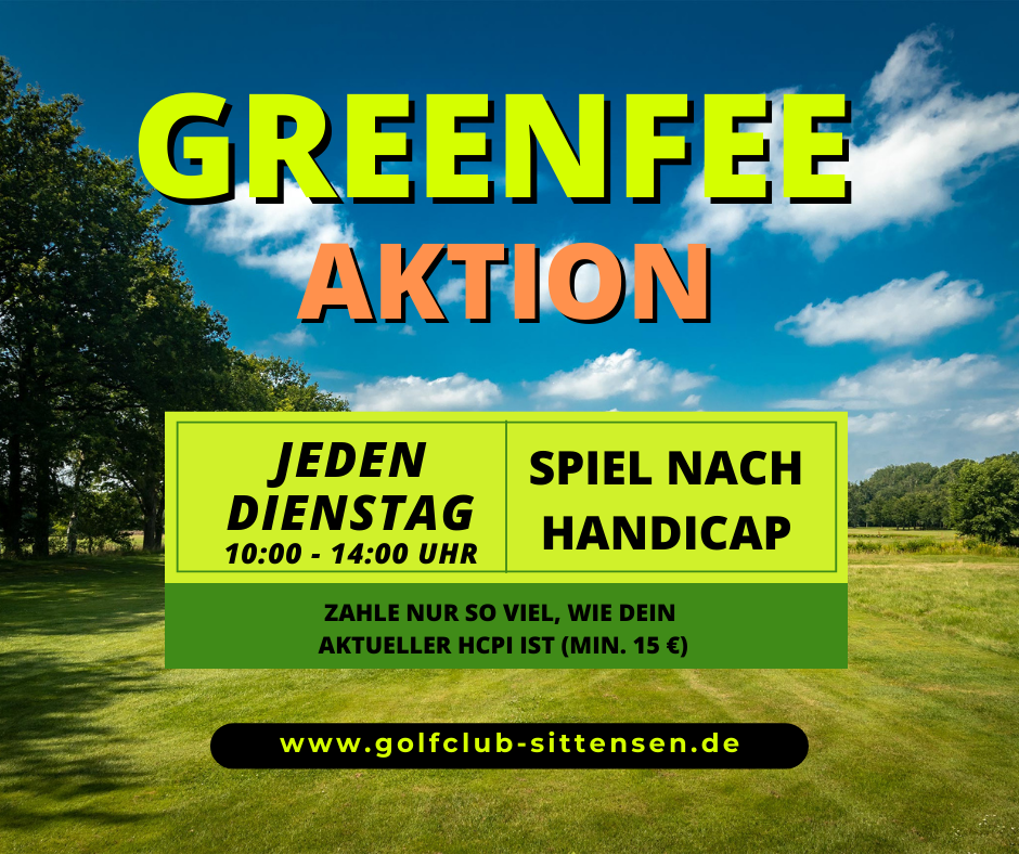 Greenfee Aktion