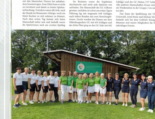 Frauenpower im Golfclub Königshof Sittensen