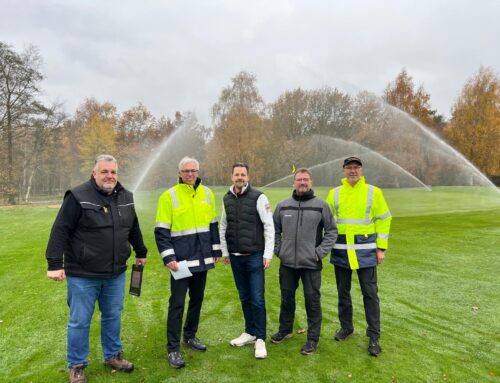 Neue Beregnungsanlage läuft